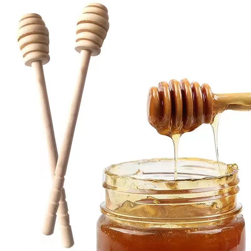 Long Handle Wood Honey Spoon