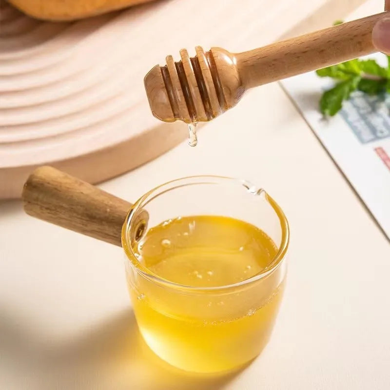 Long Handle Wood Honey Spoon