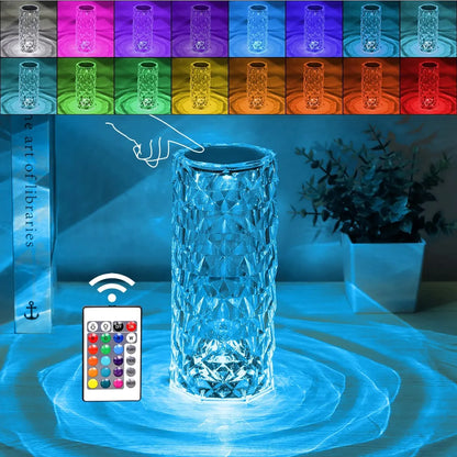 Color Changing Crystal Lamp